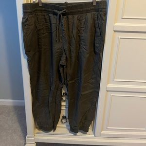 A New Day olive green joggers, size 1X